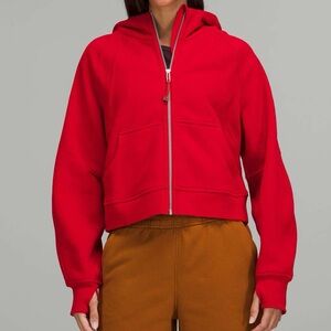Lululemon Scuba ✨ Full Zip • Dark Red • XS/S